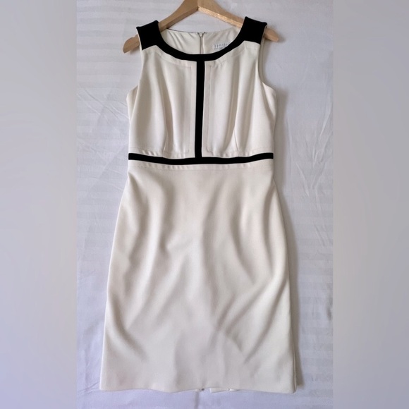 Charter Club Cream Sweetheart Sheath Cocktail Dress - Picture 3 of 5